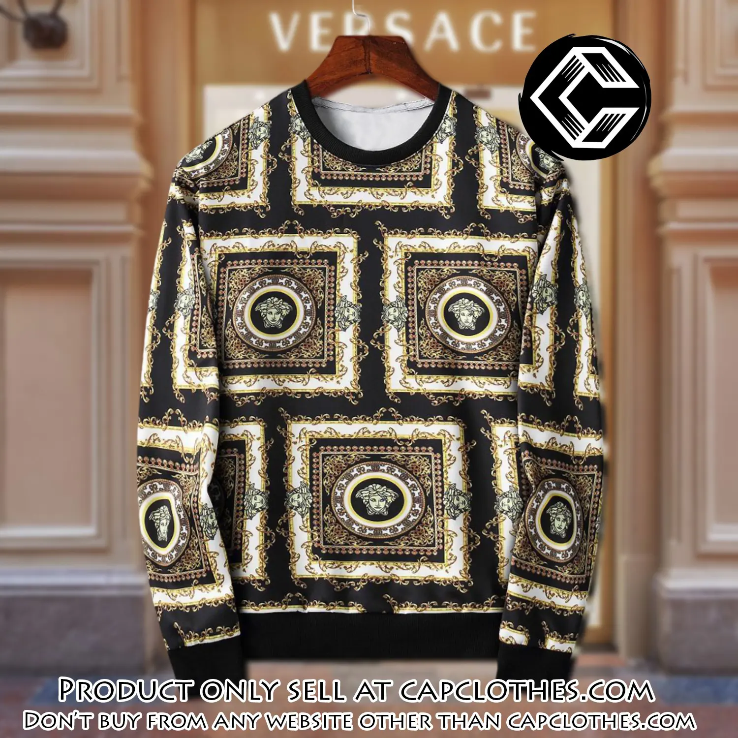 Versace luxury ugly sweater for winter lzu1407 cc0243977